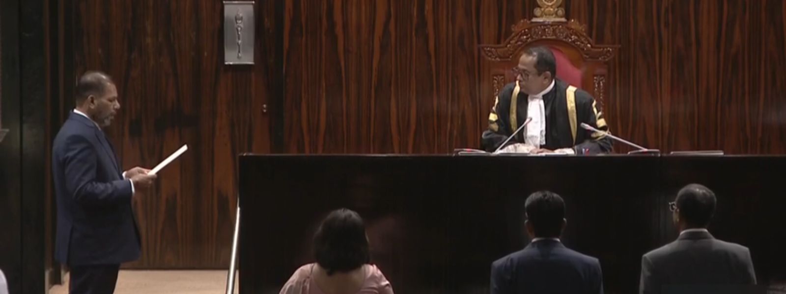 Abdul Wazeeth Sworn In as SLMC MP